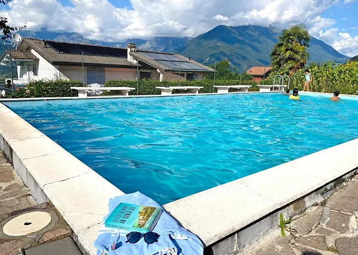 Sole 2 Terrassen Mit Pool Og * Colico