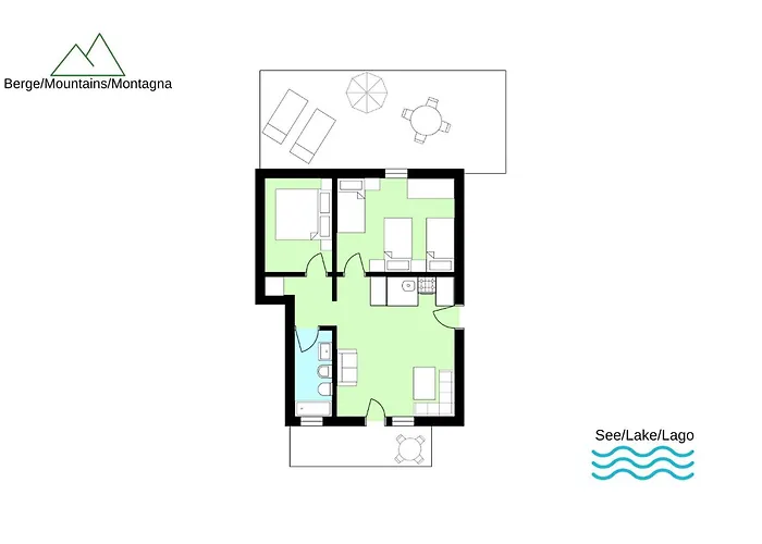 Apartman Sole 2 Terrassen Mit Pool Og Colico